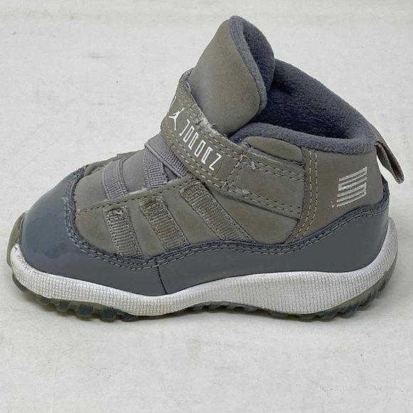 '10 Air Jordan 11 Retro 'Cool Grey' Toddler sz 4c - Picture 5 of 8